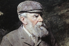 Old Tom Morris Framed Print w/ Open Champion 1861,1862, 1864 & 1867 Nameplate