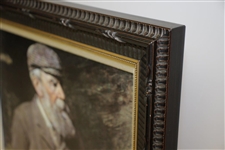 Old Tom Morris Framed Print w/ Open Champion 1861,1862, 1864 & 1867 Nameplate