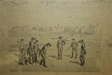 1798 Royal And Ancient St. Andrews Engraving by Frank Paton