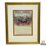 Baker Electrics 'Aristocrats of Motordom' Magazine Advertisement