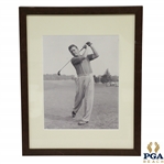 Jack Burke Follow Through Photo Framed & Matted