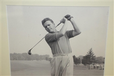 Jack Burke Follow Through Photo Framed & Matted