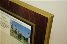 2008 PGA of America Magazine Plaque Feat. Philanthropic Efforts of Learning Center