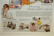 Hinds Cream Advertisement featuring Lady Golfers Framed Presentation