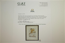 Hinds Cream Advertisement featuring Lady Golfers Framed Presentation