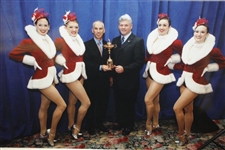 2008 Corey Pavin And PGA President Jim Remy Photo With Rockettes