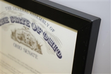 The State of Ohio Senate Proclamation Honoring William Powell's Induction into PGA Hall of Fame