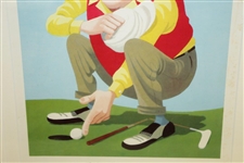 Forgive me for what I'm about to do! Golfer Print