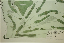 Muirfield Golf Course Framed Print w/ Open Championship Years