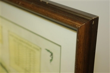 Muirfield Golf Course Framed Print w/ Open Championship Years