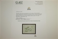 Muirfield Golf Course Framed Print w/ Open Championship Years