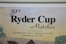 1995 Ryder Cup at Oak Hill CC USA Team Poster