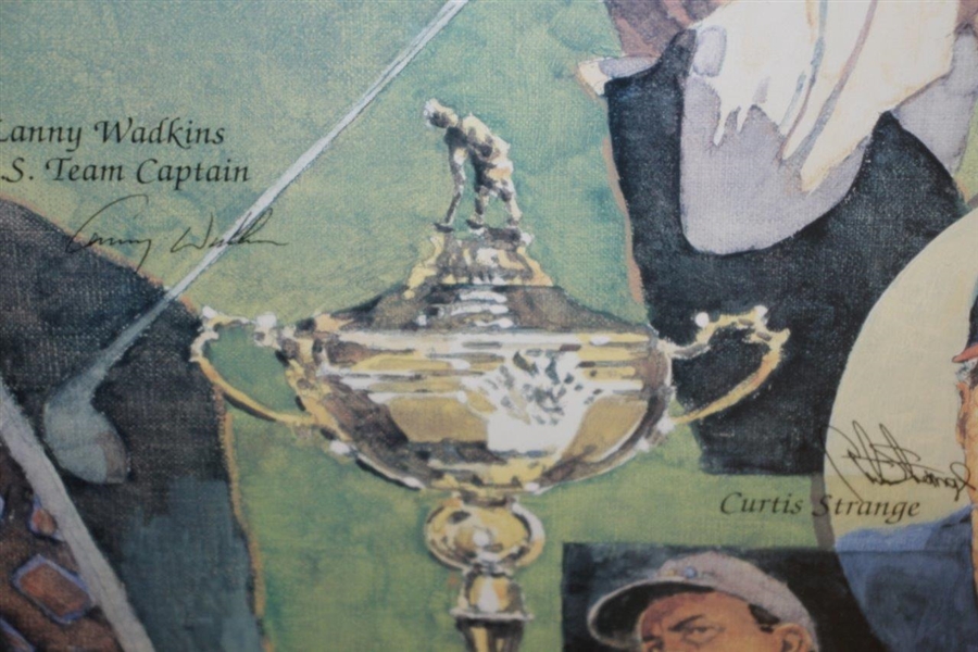 1995 Ryder Cup at Oak Hill CC USA Team Poster