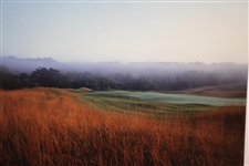 Pastoral Fairway Scene at Links Course Framed Photo