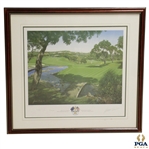 Seve Ballesteros Signed 1997 Ryder Cup Valderrama Print Artist's Proof By Graeme Baxter JSA ALOA 