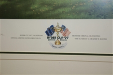 Seve Ballesteros Signed 1997 Ryder Cup Valderrama Print Artist's Proof By Graeme Baxter JSA ALOA 