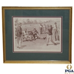 At The 7th Tee Framed Print