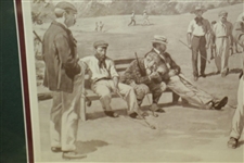 At The 7th Tee Framed Print