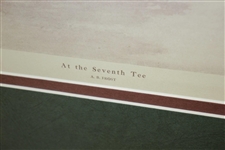 At The 7th Tee Framed Print