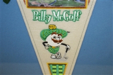 Billy McGolf Pennant w/ British Pin Presentation Piece