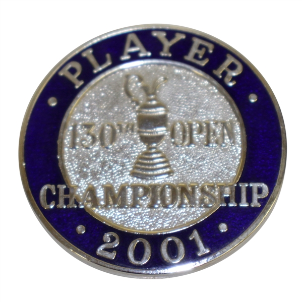 Mark Calcavecchia's 2001 OPEN Championship at Royal Lytham Contestant Badge