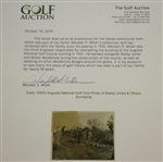Early 1930's Augusta National Golf Club Type 1 Original Photo of Bobby Jones, Wendell P. Miller & Others Surveying