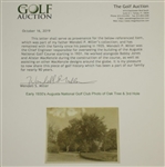 Early 1930's Augusta National Golf Club Type 1 Original Photo of Magnolia Lane From Clubhouse