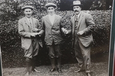 1913 US Open at The Country Club Print Feat. Harry Vardon, Francis Quimet & Edward Ray Playoff