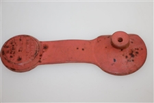 Vintage Red Rubber No-Looz-Tee Pat. App. For - Creve Corp, Sockford, Ill. - Crist Collection