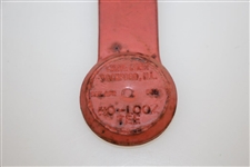 Vintage Red Rubber No-Looz-Tee Pat. App. For - Creve Corp, Sockford, Ill. - Crist Collection