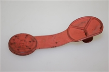 Vintage Red Rubber No-Looz-Tee Pat. App. For - Creve Corp, Sockford, Ill. - Crist Collection