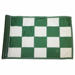 Cypress Point Embroidered Green & White Checkered Course Pin Flag