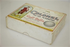 Vintage Colonel Mesh Golf Ball Box Produced in London