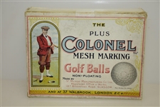 Vintage Colonel Mesh Golf Ball Box Produced in London