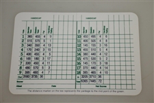 Jack Nicklaus Signed Augusta National Golf Club Scorecard JSA #FF35138