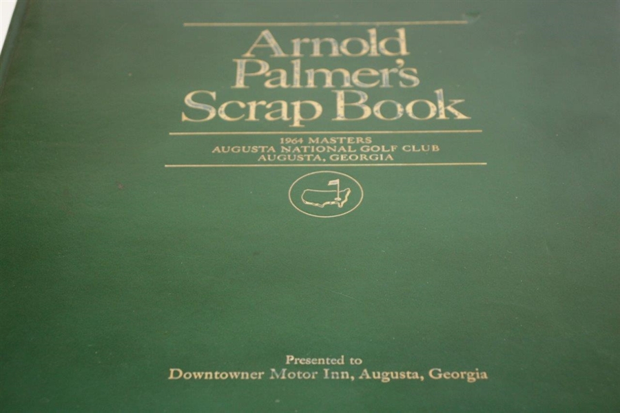 Arnold Palmer's 1964 Scrapbook In Tribute to 4th Masters Win - Augusta National Golf Club Member Gift
