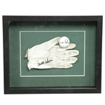 Arnold Palmer Signed Glove & Ball Framed Display JSA ALOA