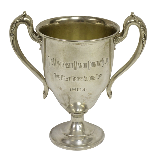 1904 The Manhanset Manor Country Club Sterling Silver 'The Best Gross Score Cup'