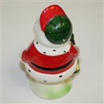 Golfing Santa Clause Classic Porcelain Figurine - No Marking