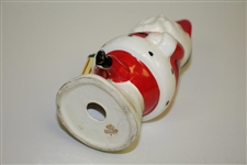 Golfing Santa Clause Classic Porcelain Figurine - No Marking