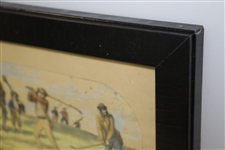 Driving Drawn by C.A. Doyle 1863 Reproduction - Framed
