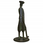 Vintage Slim Golfer Metal Figurine