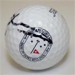 Greg Norman Signed European Masters Logo Golf Ball JSA ALOA