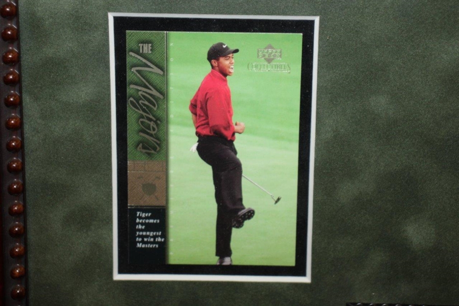 Tiger Woods Signed UDA 'The Champions Lounge' TW Renditions Framed Piece UDA