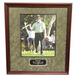 Ernie Els Signed Photo Display with 3 Major Victories Plate - Framed JSA ALOA