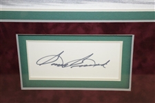 Sam Snead Signed Cut with Post-Swing Photo Display - Framed JSA ALOA