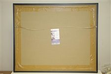 Rory McIlroy, Henrik Stenson, & Justin Rose Signed 2016 Ryder Cup Flag - Framed JSA #S10940