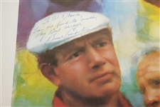Arnold Palmer, ChiChi, Douglas, & Crampton Signed 1989 Suncoast Classic Poster JSA ALOA