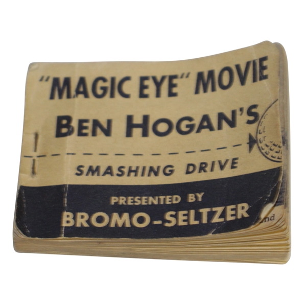 1950's Ben Hogan 'Here's Your Free Golf Lesson' Magic-Eye Movie Flip Book