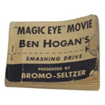 1950's Ben Hogan 'Here's Your Free Golf Lesson' Magic-Eye Movie Flip Book